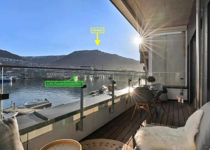 Dinbnb I Luxury With Views L Large Balcony * برغن